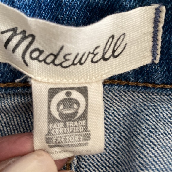 Madewell Slim Demi Boot Cotton Blend Jeans Size 30 - Picture 11 of 14